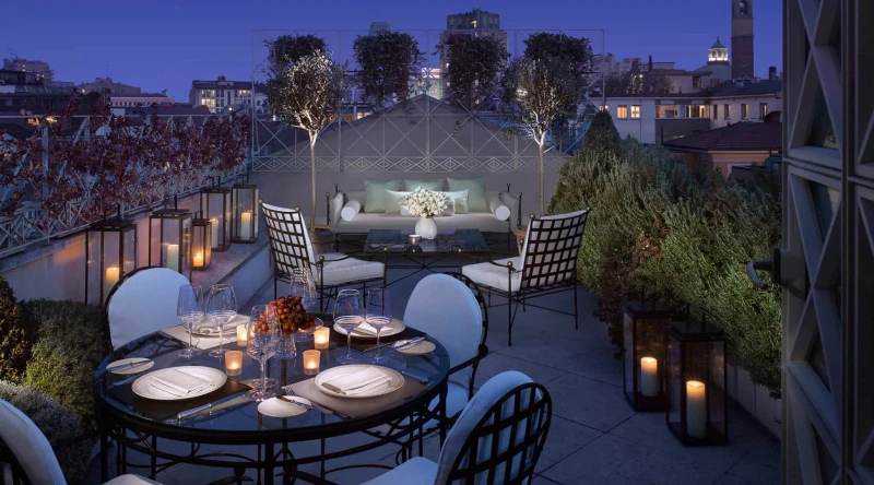 Penthouse Suite with Terrace at Four Seasons Hotel Milano
