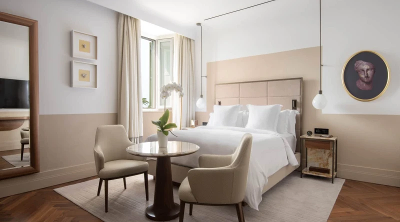 Sea View Deluxe Room at San Domenico Palace Taormina, A Four Seasons Hotel