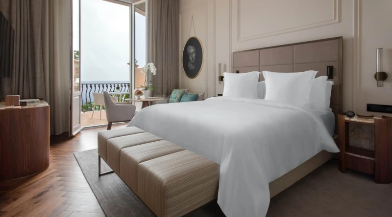 Sea View Premium Room with Terrace at San Domenico Palace Taormina, A Four Seasons Hotel