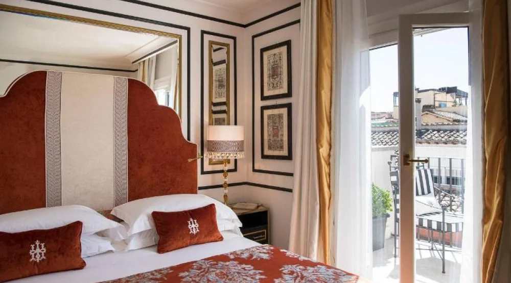 Suite Balcony at Hotel d'Inghilterra Roma