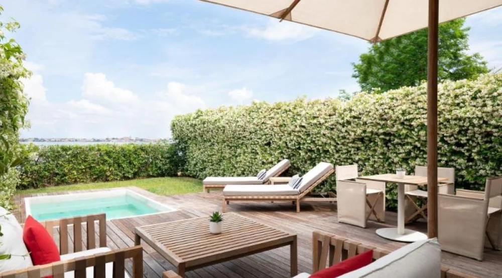 La Maisonette Pool Loft, One Bedroom Bi-level Loft, One King, Sofa Bed, Plunge Pool, Terrace at JW Marriott Venice Resort & Spa