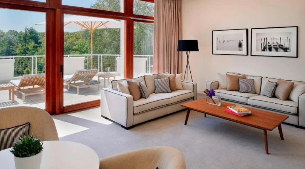 Presidential Ste Terrace, One Bedroom Suite, One King, Terrace at JW Marriott Venice Resort & Spa