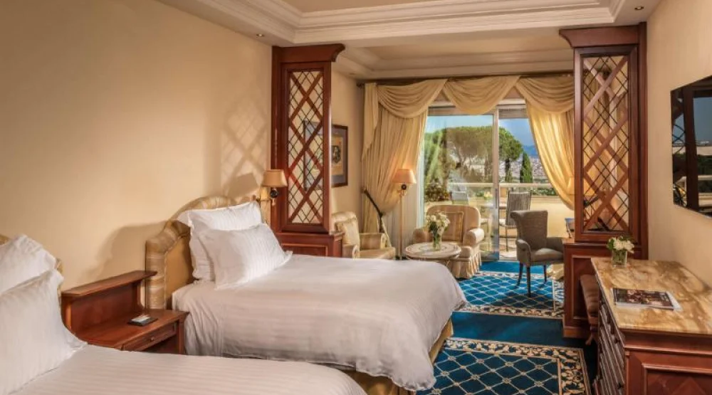 Two Twin Bed Deluxe Room with Private Park View at Rome Cavalieri, A Waldorf Astoria Hotel