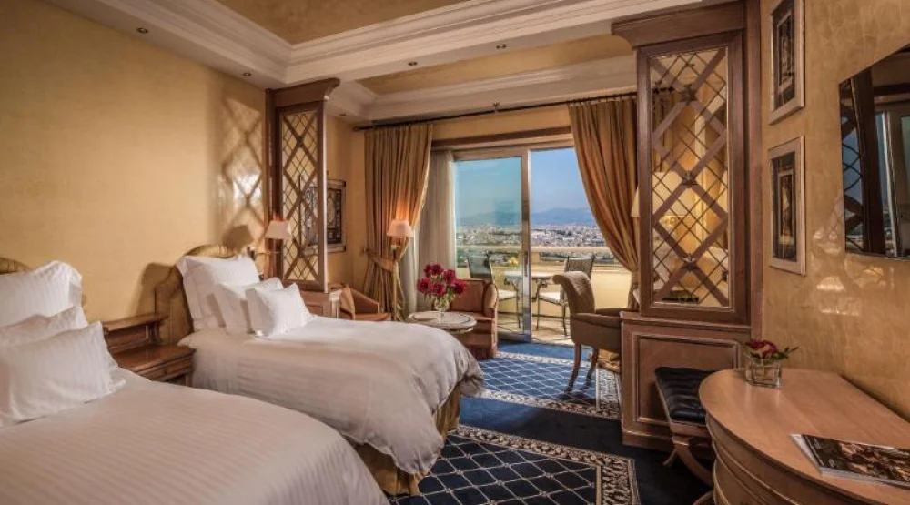 Two Twin Beds Imperial Room with Rome View at Rome Cavalieri, A Waldorf Astoria Hotel