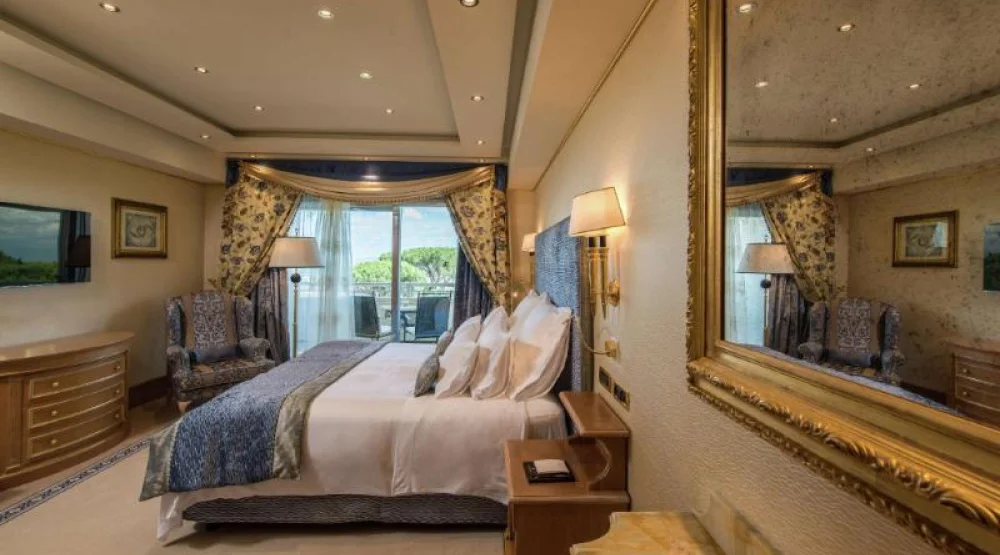 Superior Suite with Park and Pool View at Rome Cavalieri, A Waldorf Astoria Hotel