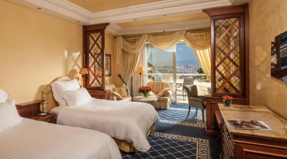 Two Twin Bed Premium Room with Rome View at Rome Cavalieri, A Waldorf Astoria Hotel