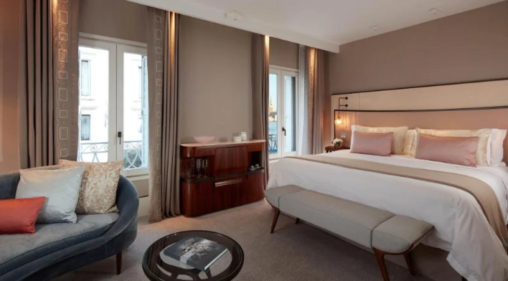 Partial Grand Canal View, Guest Room, One King, Partial Canal View at The St. Regis Venice