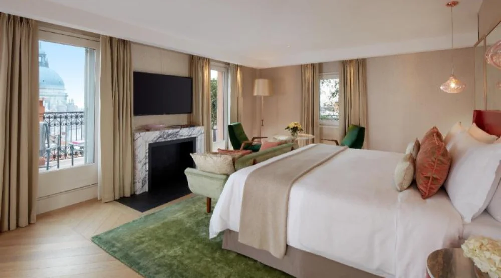 Terrace Grand Canal View, Guest Room, One King, Grand Canal View, Terrace at The St. Regis Venice
