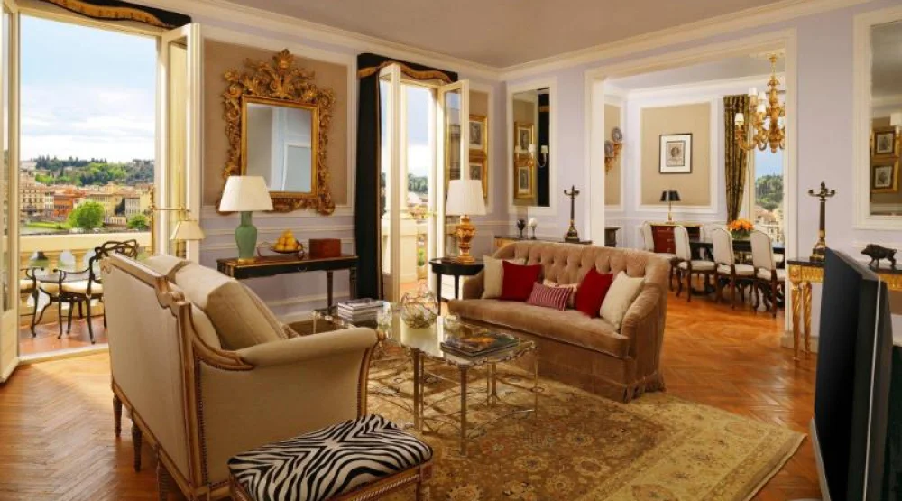 Presidential Suite, Presidential Suite, One King, Arno River View, Terrace at The St. Regis Florence