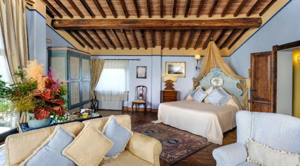King Suite with Balcony at Il Falconiere Relais & Spa