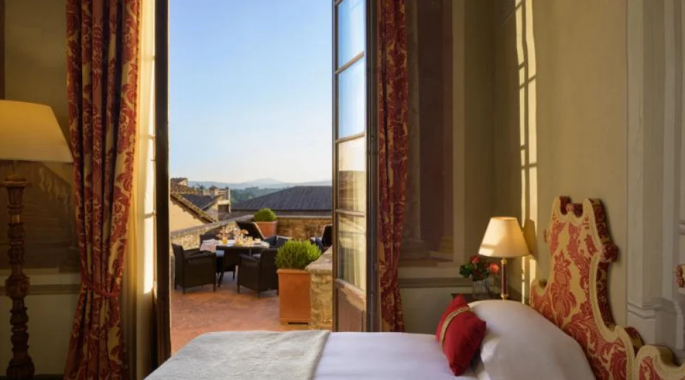 Deluxe View Room at Grand Hotel Continental Siena