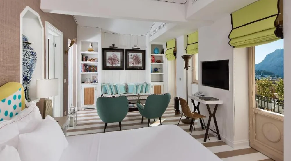 Junior Suite with Balcony at Capri Tiberio Palace