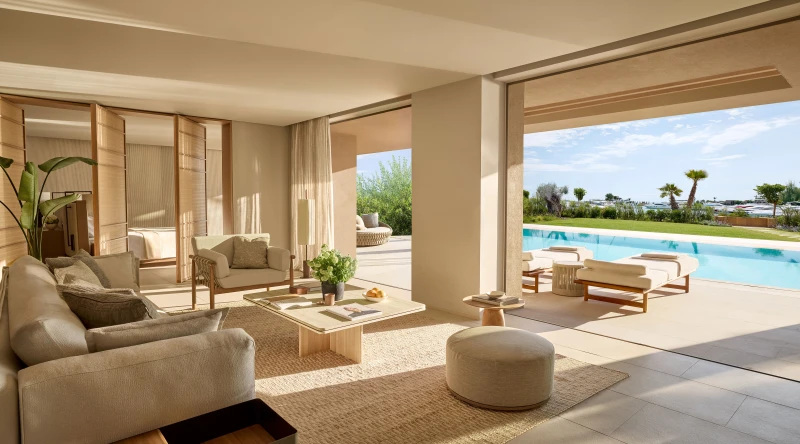 Three Bedroom Grand Residence Private Pool Marina View at Sani Asterias