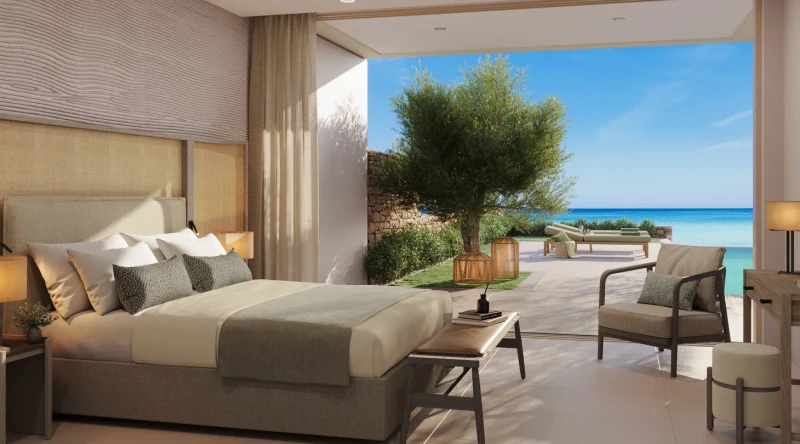 Two Bedroom Bungalow Suite Private Pool Beach Front at Sani Club