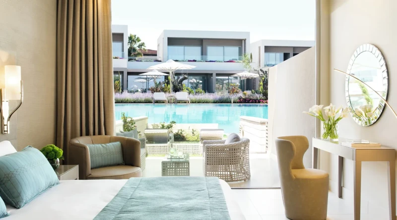 Double Room Private Garden at Sani Dunes