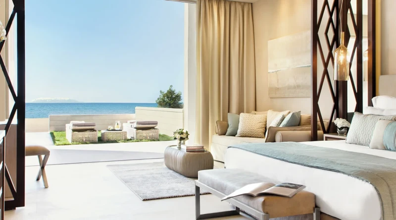 Deluxe Family Suite Private Garden Beach Front at Sani Dunes
