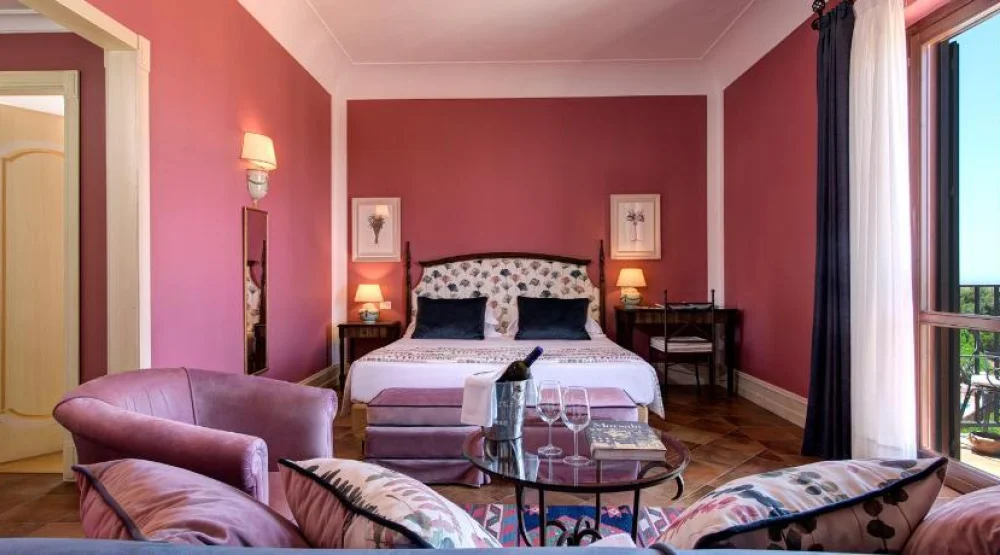 Junior Suite with Balcony and Sea View at Baglio Oneto Dei Principi Di San Lorenzo