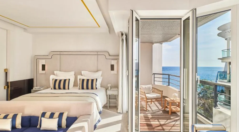 Junior Suite with Sea View at Hotel Barriere Le Majestic Cannes