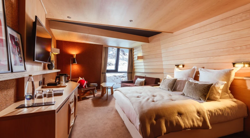 Deluxe Room at Altapura Hotel & Spa Val Thorens