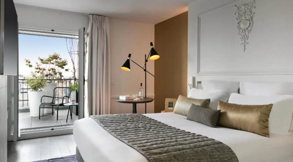 Roofs Of Paris Duplex at La Clef Champs-Elysees Paris