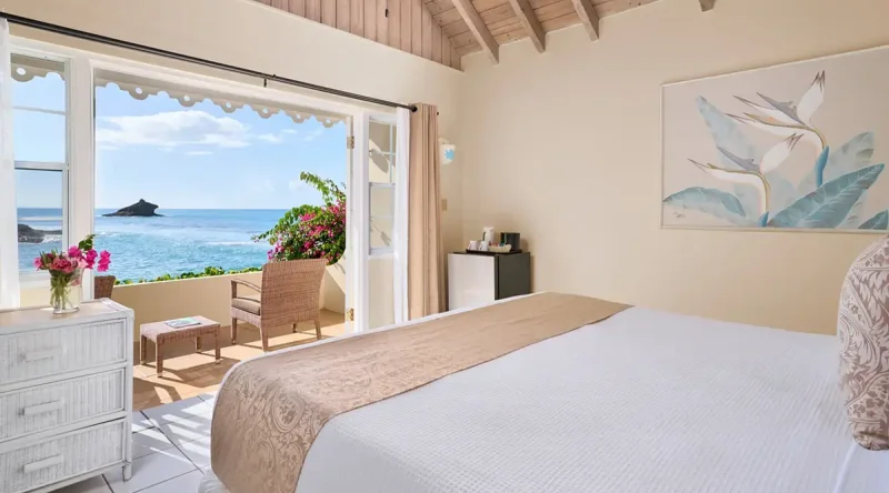 Oceanfront Room at Hawksbill
