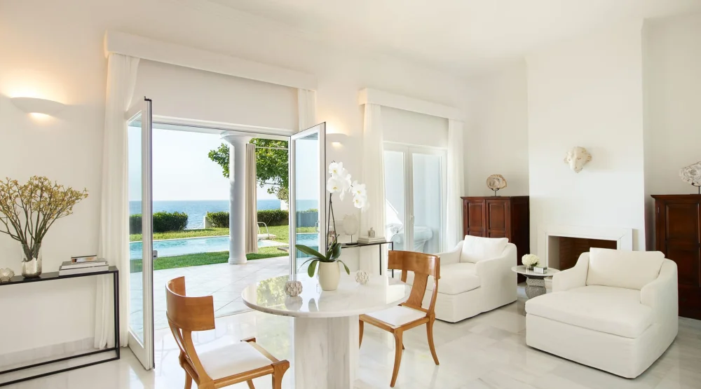 Marble Villa with Private Pool at Mandola Rosa, A Grecotel Resort to Live