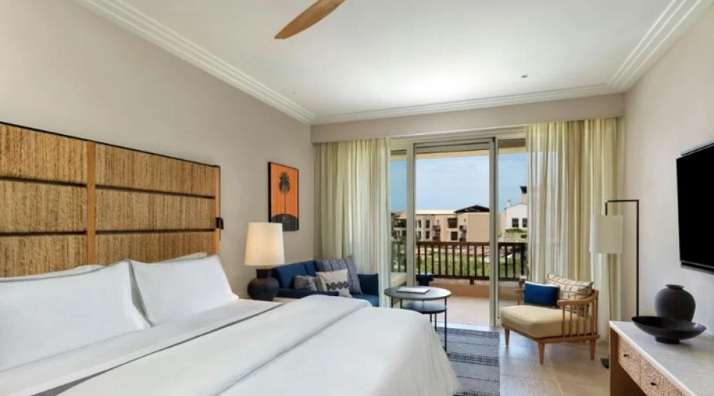 Deluxe Guest Room, One King, Garden View, Balcony at The Westin Resort Costa Navarino