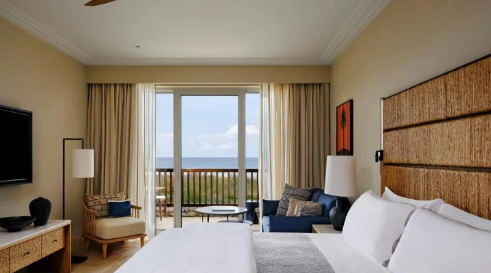 Premium, Deluxe Guest Room, One King, Sea View, Balcony at The Westin Resort Costa Navarino