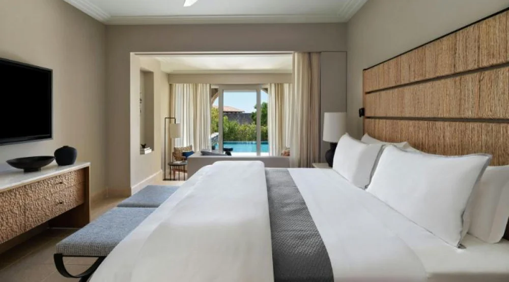 Superior Infinity, Guest Room, One King, Garden View, Private Pool at The Westin Resort Costa Navarino