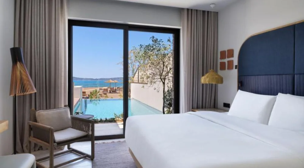 Wow Beachfront Infinity, One Bedroom Suite, One King, Sea View, Ground Floor, Private Pool, Terrace at W Costa Navarino