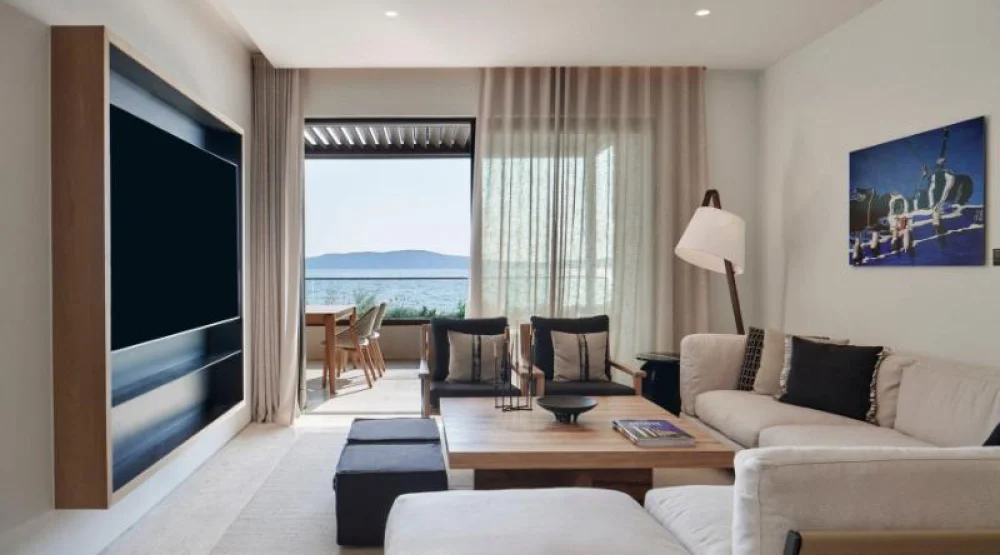 Wow Agora Bayfront, One Bedroom Suite, One King, Sea View, High Floor, Private Pool at W Costa Navarino