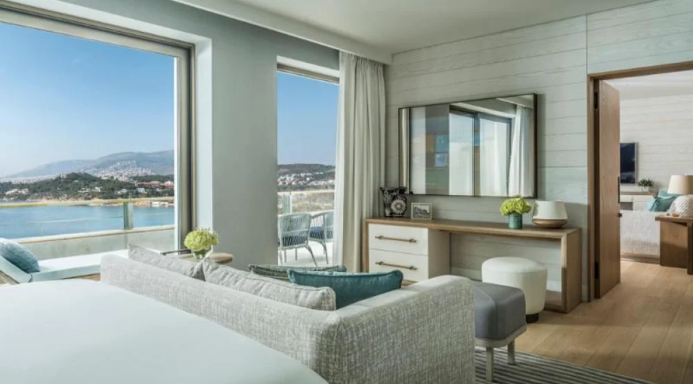 Arion Sea View One Bedroom Suite King Bed at Four Seasons Astir Palace Hotel Athens
