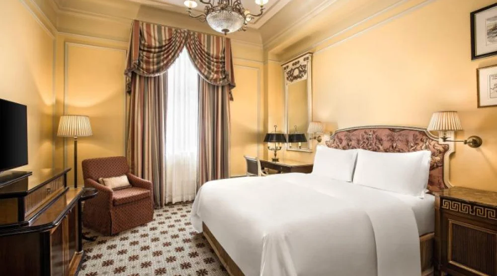 Classic, Guest Room, One King, Courtyard View at Hotel Grande Bretagne, a Luxury Collection Hotel