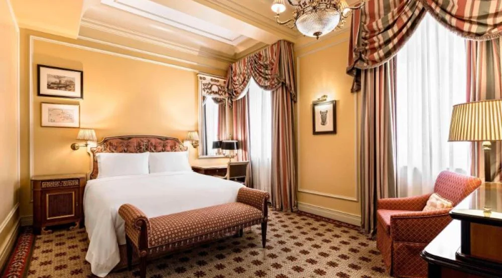 Classic, Guest Room, One King, Courtyard View, High Floor at Hotel Grande Bretagne, a Luxury Collection Hotel