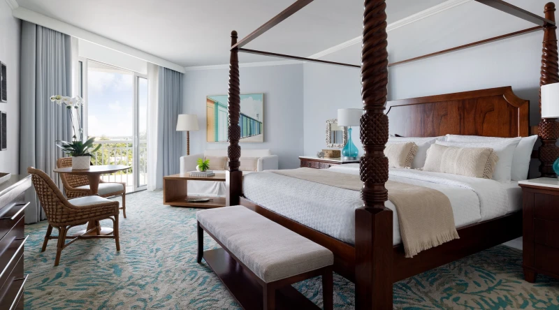 West Bay Honeymoon Oceanview Club Level Suite at Sandals Royal Bahamian