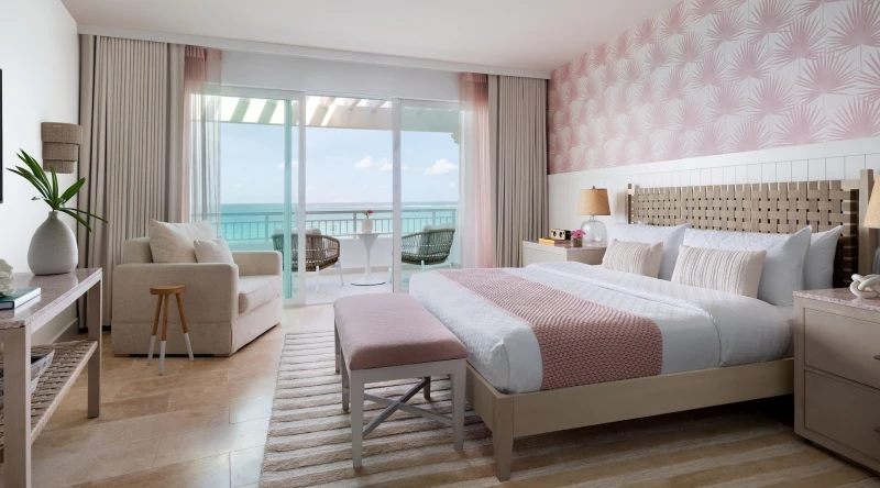 East Bay Beachfront Club Level Room at Sandals Royal Bahamian