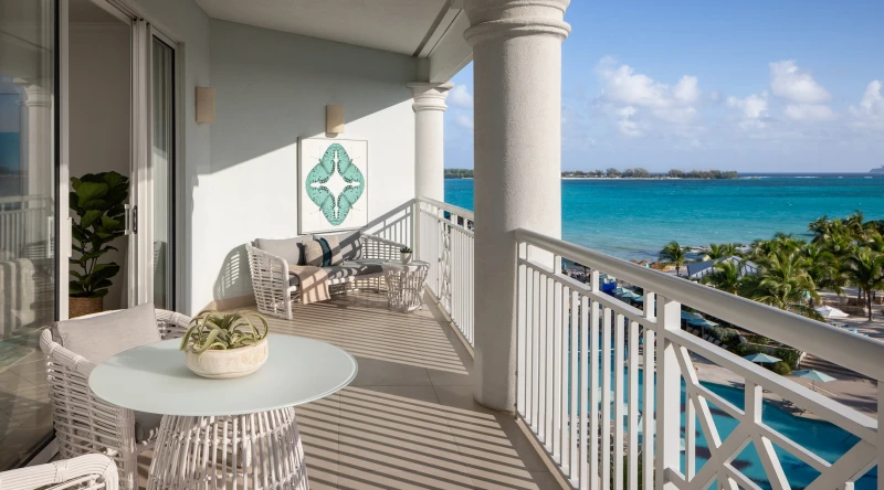West Bay Oceanview One Bedroom Butler Suite at Sandals Royal Bahamian