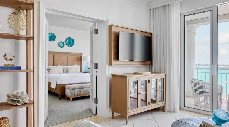 West Bay Honeymoon Oceanview One Bedroom Butler Suite at Sandals Royal Bahamian