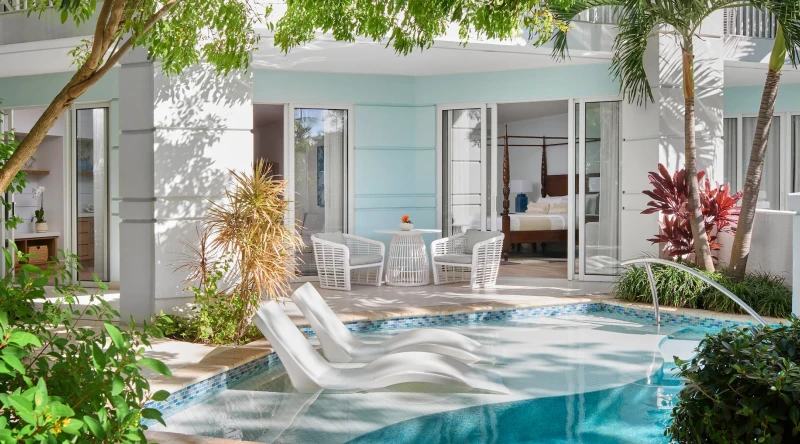 West Bay Honeymoon Hideaway Swim-up Crystal Lagoon Zen One Bedroom Butler Suite at Sandals Royal Bahamian