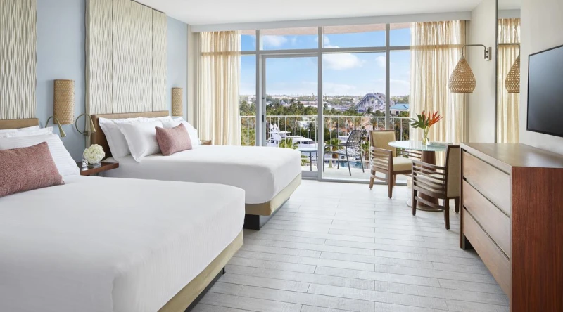 Premium Double Queen Harbour View at The Coral at Atlantis