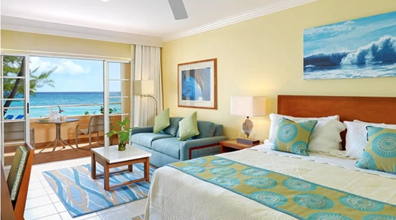 Ocean Front Junior Suite at Turtle Beach by Elegant Hotels