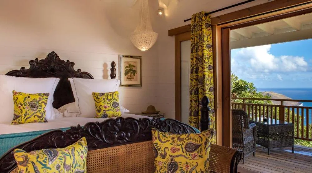 Caribbean Bungalow Sea View Colombier Hill at Gyp Sea Hotel & Beach Houses