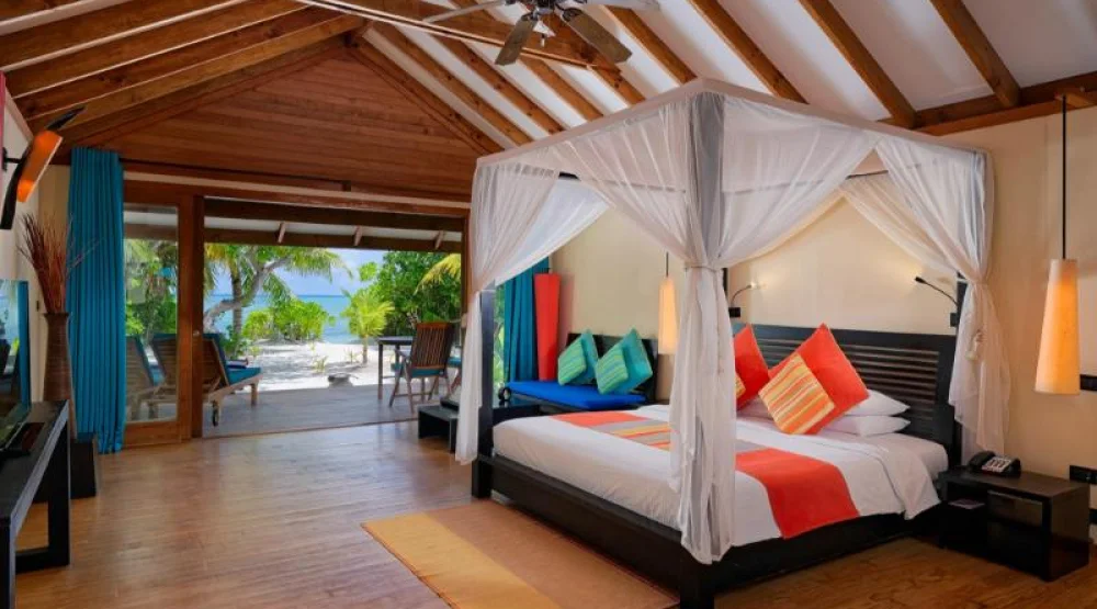 Premium Beach Villa with Whirlpool at Canareef Resort Maldives