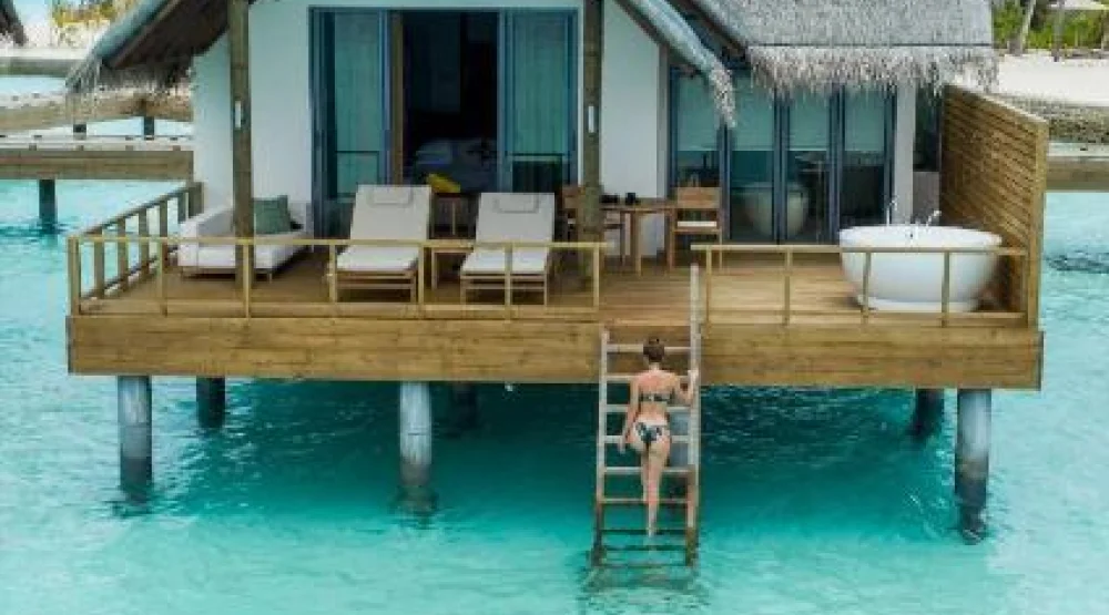 Jacuzzi Water Villa at Fushifaru Maldives