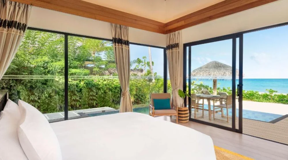 One Bedroom Family Beach Pool Villa at Hilton Maldives Amingiri Resort & Spa