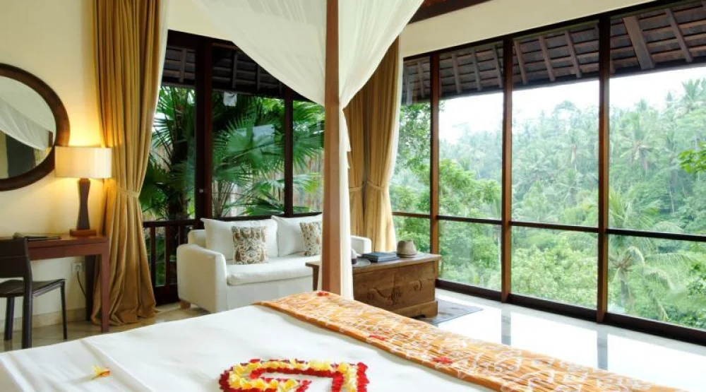 Family Pool Villa at Komaneka at Bisma