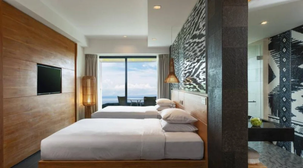 Guest Room, Two Twin, Ocean View, Balcony at Renaissance Bali Uluwatu Resort & Spa