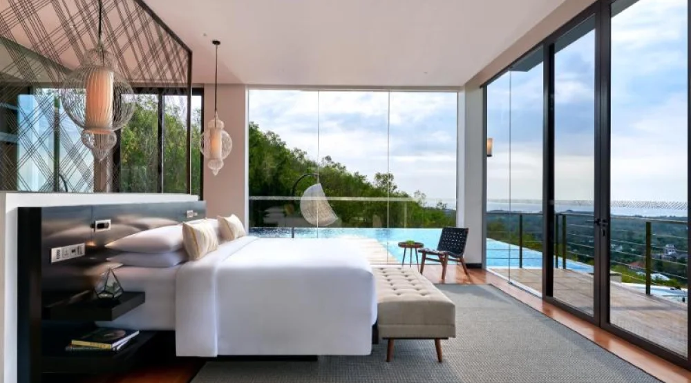 Presidential Three Bedroom, Three Bedroom Villa, Bedroom 1: One King, Bedroom 2: One King, Bedroom 3: Two Twin at Renaissance Bali Uluwatu Resort & Spa