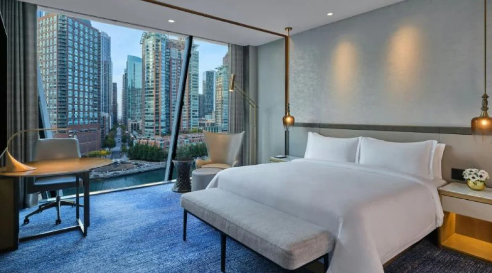 Grand Deluxe, River View, Guest Room, One King, Water View at The St. Regis Chicago