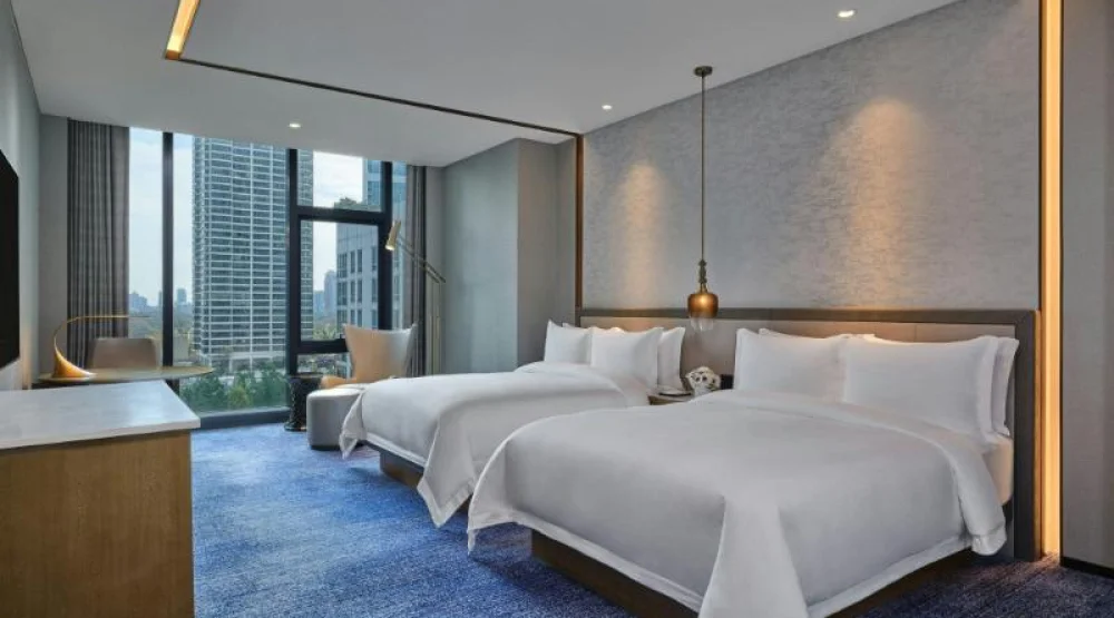 Superior, Park View, Guest Room, Two Queen, City View at The St. Regis Chicago